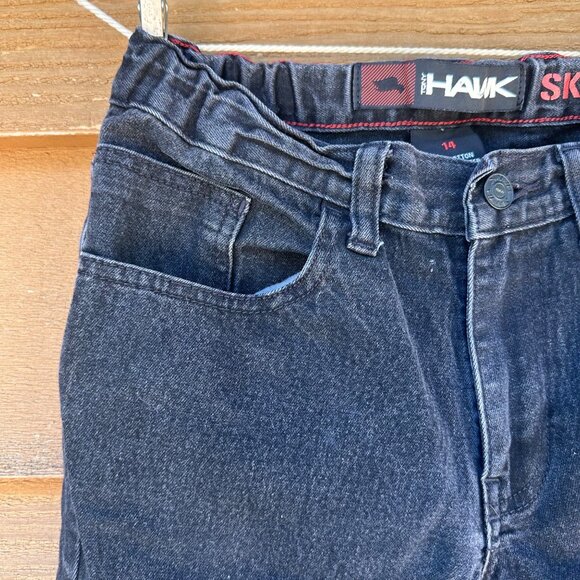 Tony Hawk Boys Black Skinny Jeans Size 14 Cotton Blend - Picture 7 of 13